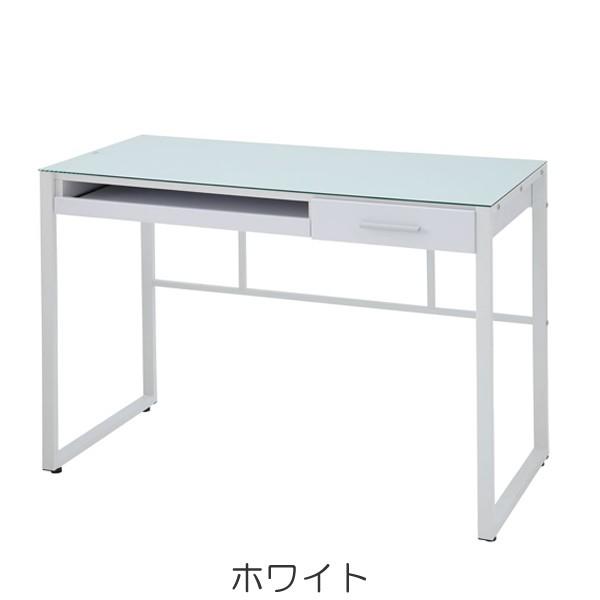 パソコンデスク　ガラスタイプ　スライド付き　2004年代　キャンセル不可値引き可 □在庫限り・入荷なし□ デスク 机 ガラスデスク リブロ （ パソコン