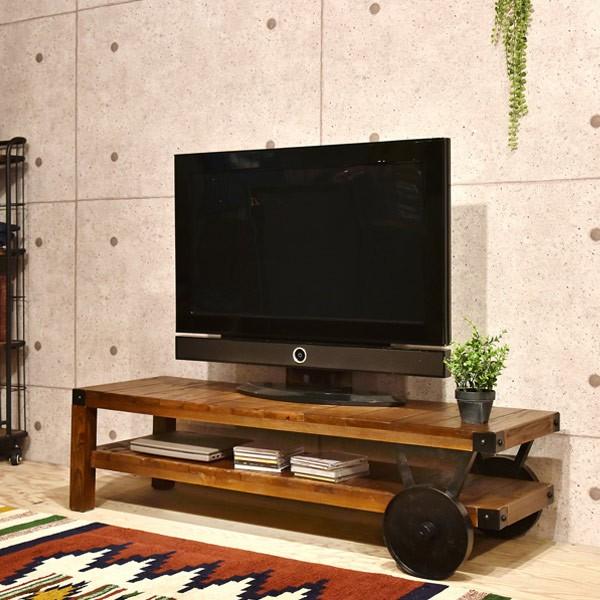 テレビ台 ローボード 天然木 ミッドセンチュリー 車輪付 テレビ台 ローボード 天然木 ミッドセンチュリー 車輪付