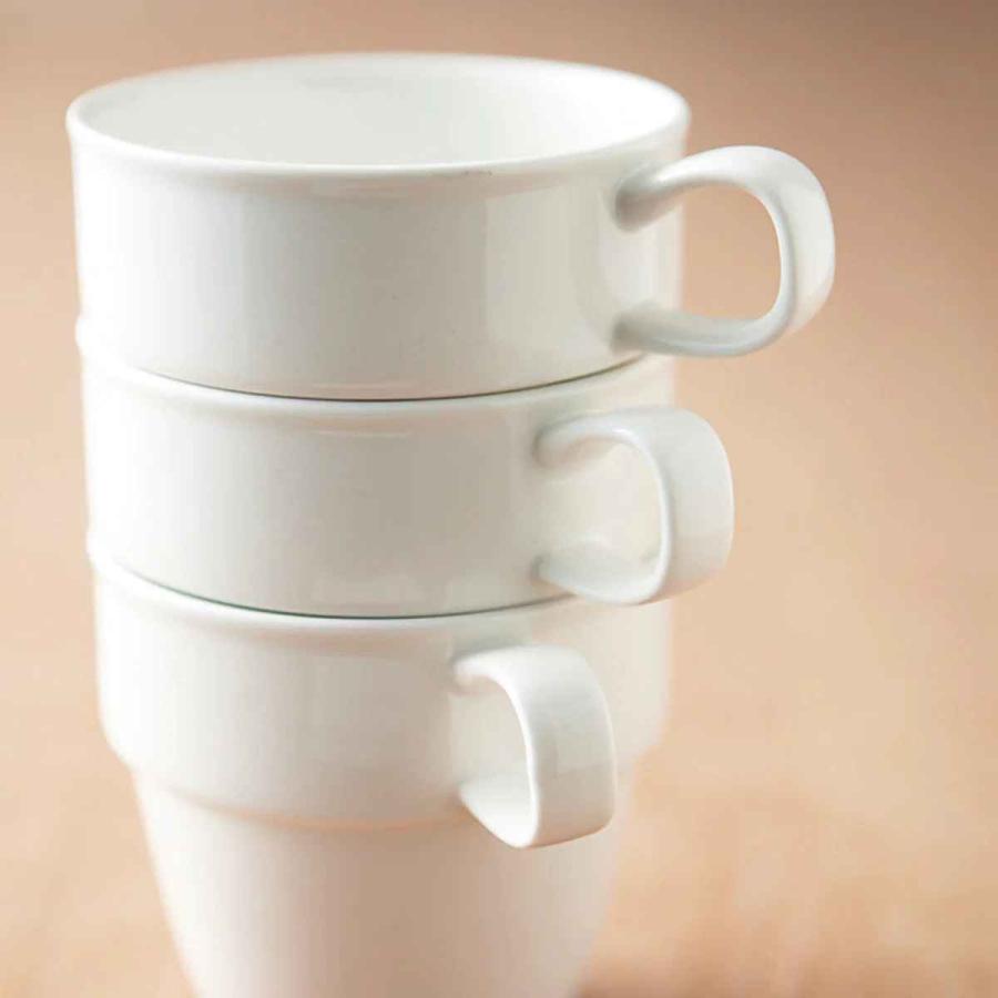マグカップ 340ml スタッキング 軽量強化磁器 fortemore フォルテモア