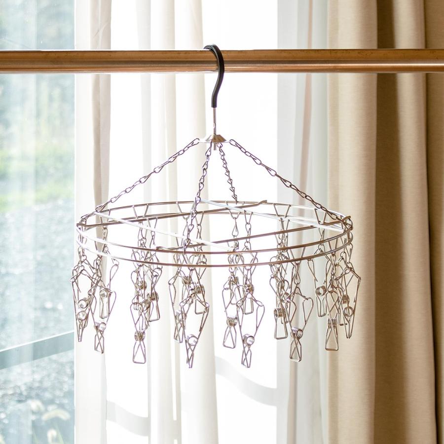 大木製作所 洗濯ハンガー ステンレスハンガー丸大 からまない 24