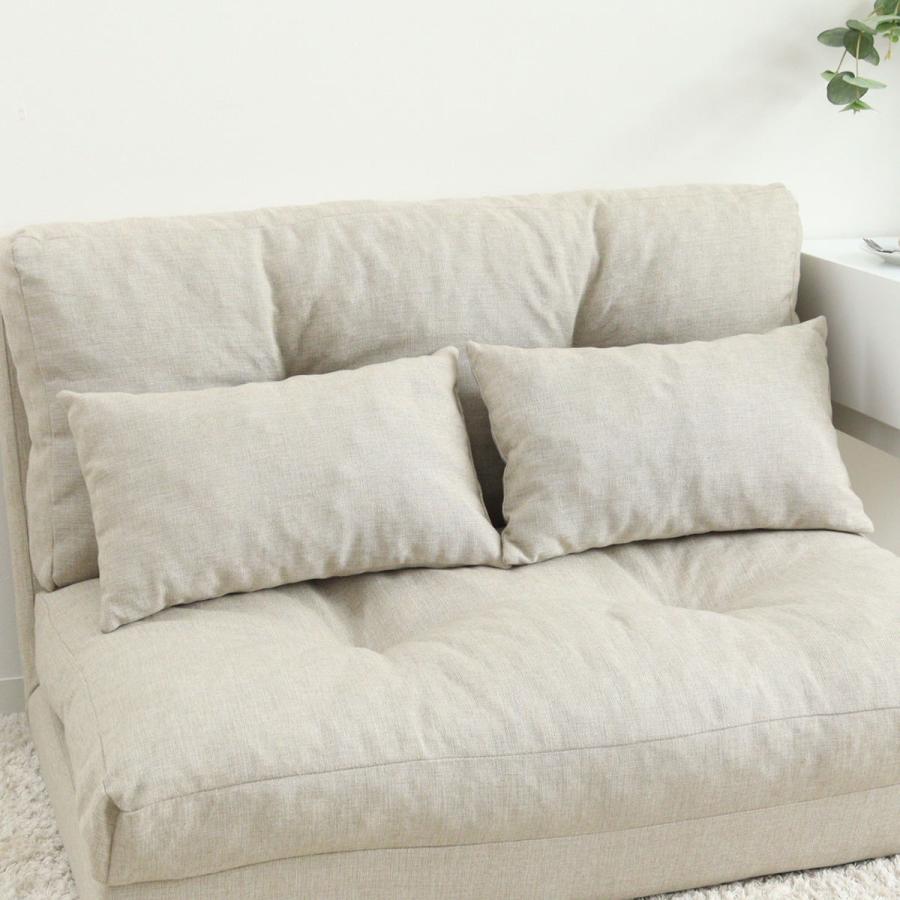 3Wayファブリック2人掛けソファベッド フロアソファ 2人掛け ソファベット 3way （ ソファ ソファーベッド 2