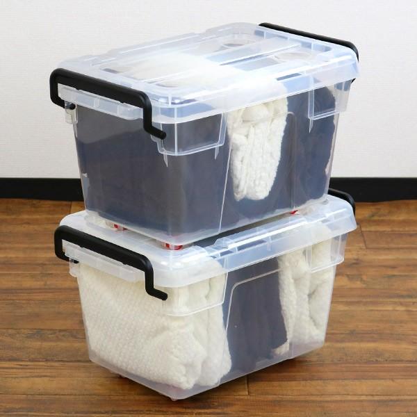 収納ボックス M-39C キャスター付き 幅39×奥行25×高さ23cm ハーフ