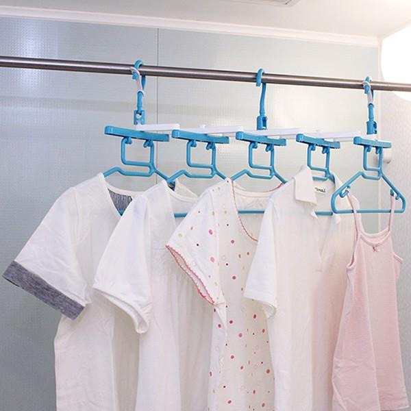 □在庫限り・入荷なし□ 洗濯ハンガー 新設計 斜め干し らくらく伸縮5