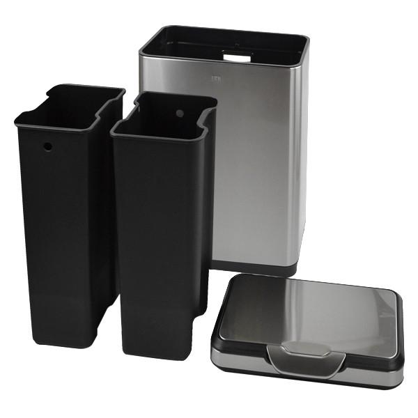 ゴミ箱 分別 EKO タッチプロビン ワイド 20L＋20L （ ごみ箱