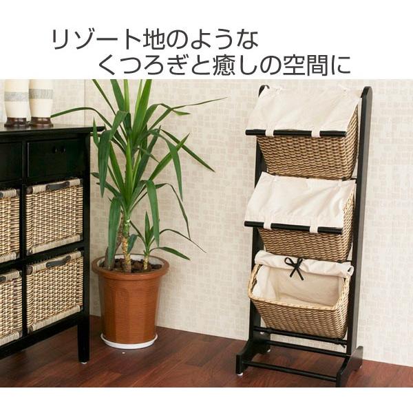 ラタン　アジアン　カゴ　3段 ラタン アジアン カゴ 3段 楽天市場】アジアン家具 ラタン 3段