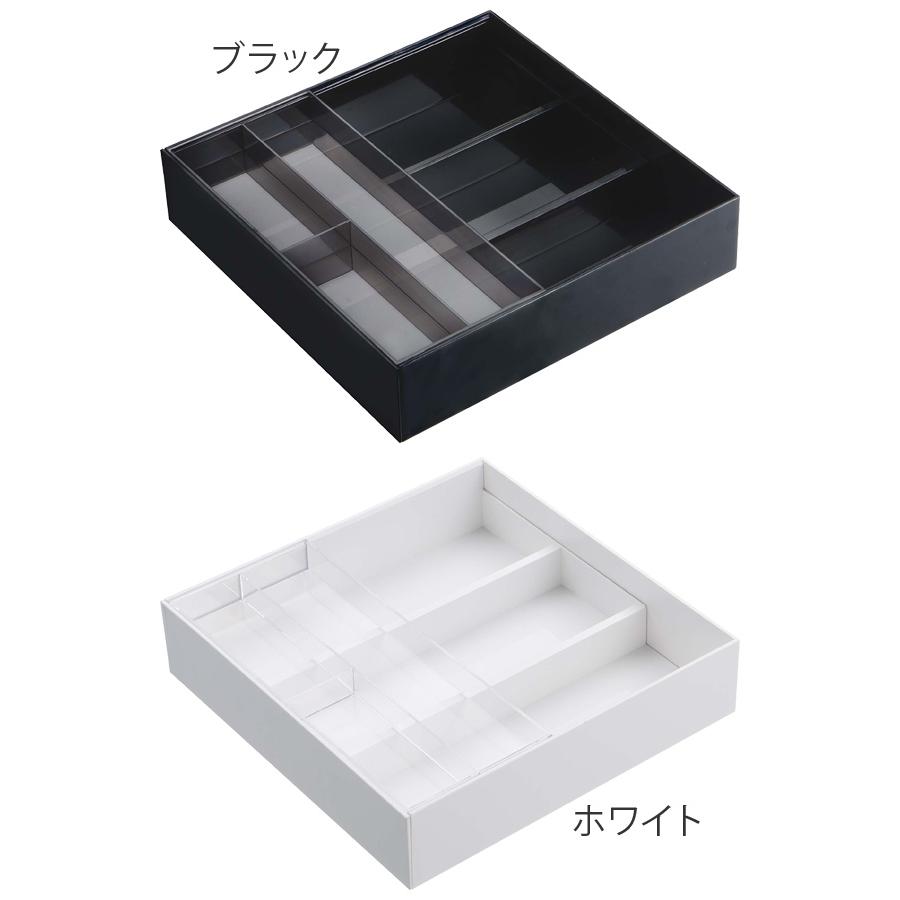 特典付き 山崎実業 tower 伸縮＆スライド デスクトレー タワー （ 4903208034418 タワーシリーズ 机 デスク 引出し 収納 トレー 引き出し収納 デスク収納 ） | tower | 04