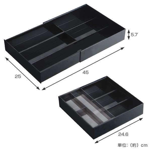 特典付き 山崎実業 tower 伸縮＆スライド デスクトレー タワー （ 4903208034418 タワーシリーズ 机 デスク 引出し 収納 トレー 引き出し収納 デスク収納 ） | tower | 05