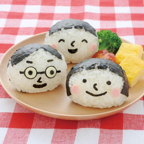 おにぎり押し型 にこにこかおむすびセット おにぎり抜き型 キャラ弁