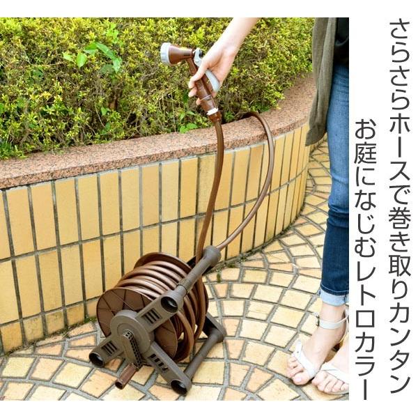 ホースリール ヴァルナブラウン m巻 m 散水 水撒き 水やり ガーデニング 園芸 洗車 家庭用 リビングート Paypayモール店 通販 Paypayモール