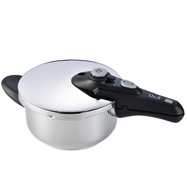 D＆S Pressure Cooker 圧力鍋 3.0L DSPC6010 IH対応 レシピ本付き