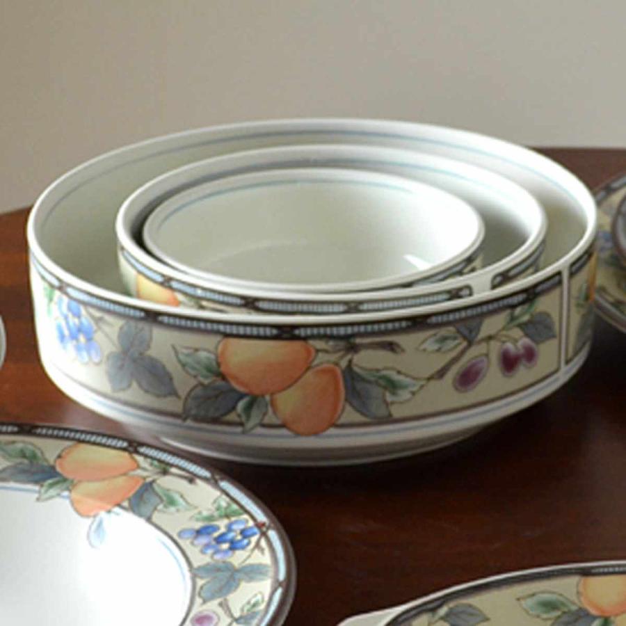 フルーツボウル 13cm 洋食器 ガーデンハーベスト 硬質陶器 6枚セット