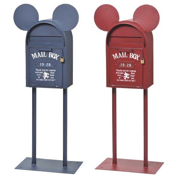 Disney（ディズニー） 郵便ポスト スタンドタイプ ヴィンテージ