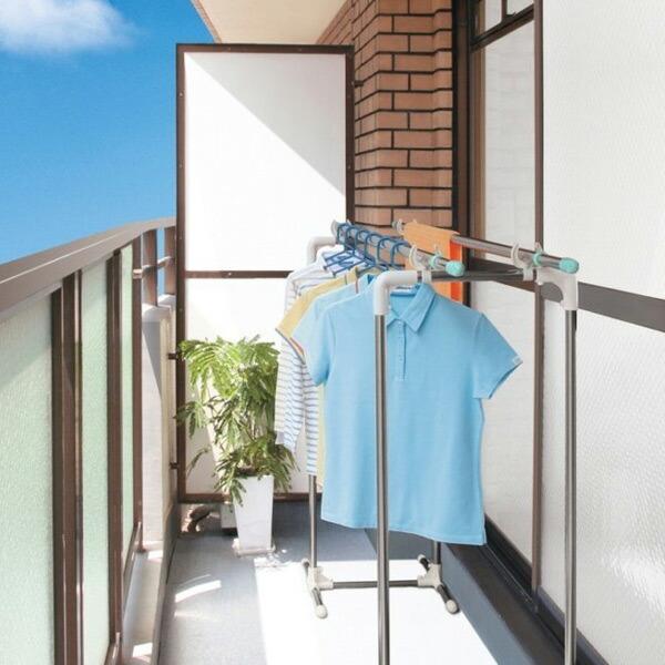 ベランダ物干し台 スリムタイプ ステンレス製 物干し台 ベランダ ステンレス 洗濯物干