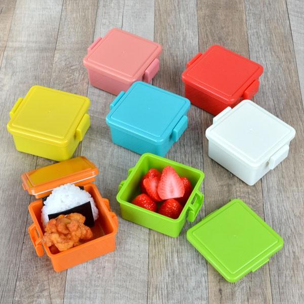 弁当箱 1段 220ml 保冷剤一体型 GEL-COOL スクエア ライトカラー S