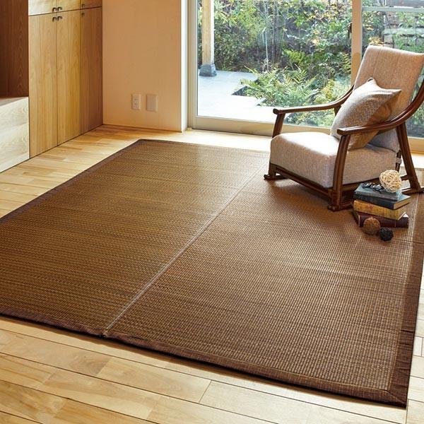 畳 い草 センターラグ 南風 191×240cm 3畳 裏貼有 （ ラグ マット
