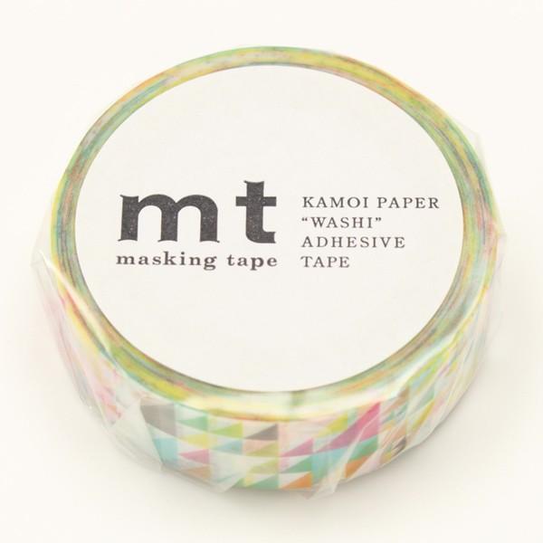 マスキングテープ mt 1P 三角 幅15mm （ カモ井加工紙 マステ 和