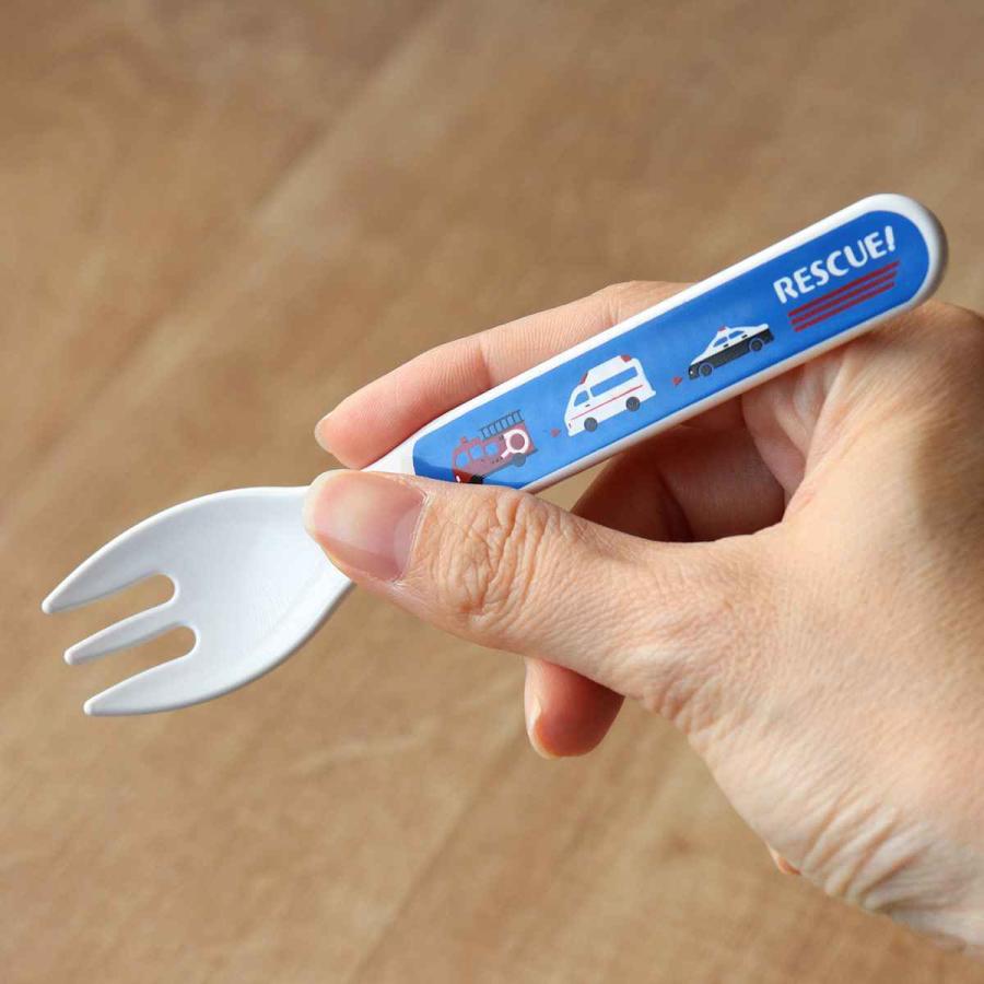 コンビセット 14cm スプーン フォーク はたらくくるま ( 食洗機 コンビセット 14cm スプーン フォーク はたらくくるま ( 食洗機