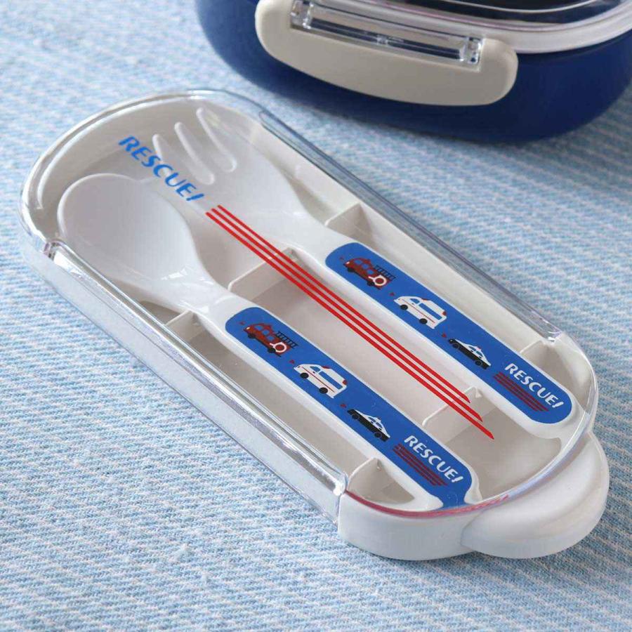 コンビセット 14cm スプーン フォーク はたらくくるま （ 食洗機対応