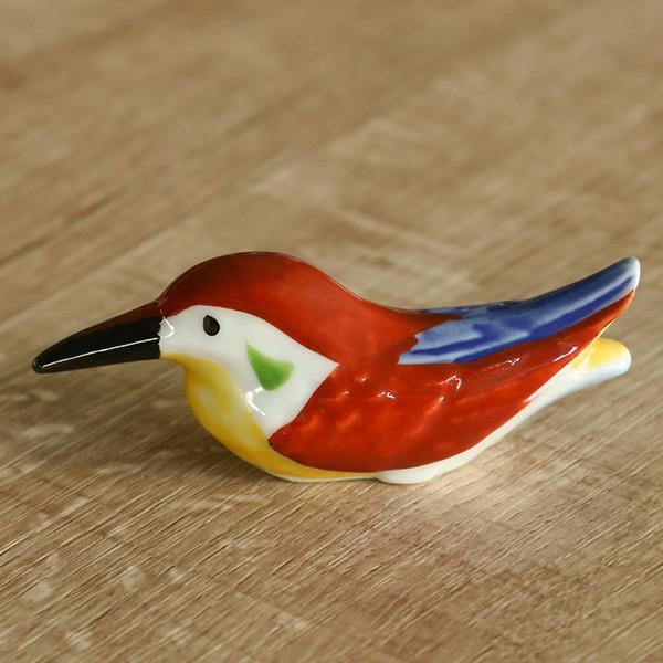 箸置き おしゃれ カワセミ 正月 はしおき 磁器 食器 （ カトラリー