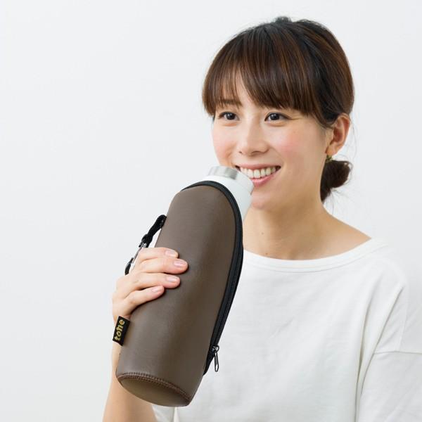 水筒 カバー ボトルカバー Mサイズ tone トーン レザリー フェイク