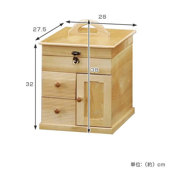□在庫限り・入荷なし□ メイクボックス ドレッサー ジャスミン 日本製
