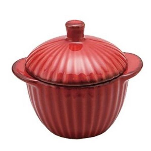 TAMAKI ココット 11cm 蓋付き ギャザー 同色3個セット （ 食洗機対応