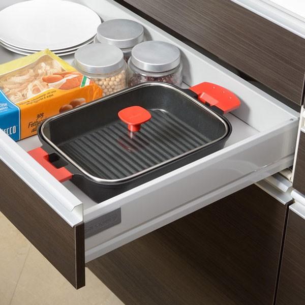 グリルパン スチームグリル ガラスカバー UCHICOOK ウチクック IH対応