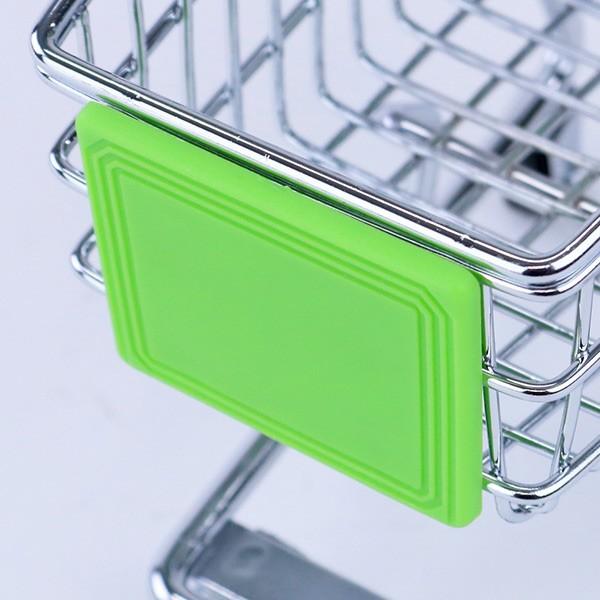 インテリア 置物 ミニチュアカート 小物入れ ショッピングカート