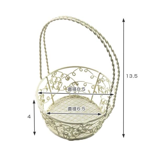 ちどり産業 バスケット 丸型 持ち手付き 約 直径9×高さ14cm 小物 ちどり産業 バスケット 丸型 持ち手付き 約 直径9×高さ14cm 小物
