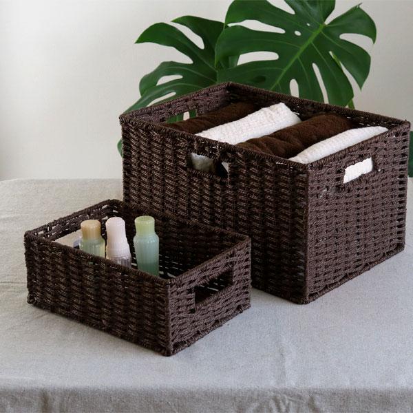 ちどり産業 収納ボックス 紙製 1／4サイズ 幅18×奥行26×高さ10cm