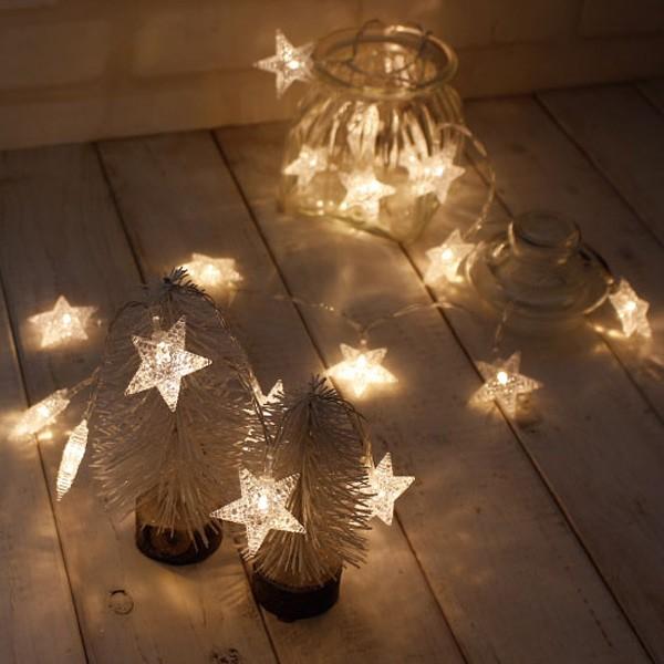 ガーランドライト LEDライト レスイヴェール スターライト 20球