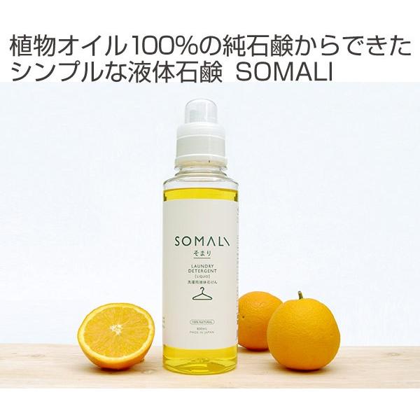 そまり　SOMALI　洗剤　洗濯用液体石けん　600ml （ 洗濯用洗剤 洗濯用品 せっけん 石けん 石鹸 天然 ）｜livingut｜02