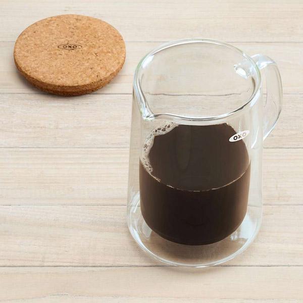 OXO オクソー 冷水筒 ダブルウォールガラスサーバー （ ガラス製