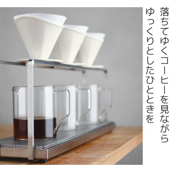 キントー KINTO コーヒーブリューワー ドリッパー 2杯分 OCT 磁器 日本製 （ 食洗機対応 電子レンジ対応 ブリューワー 家庭用 2杯 ドリップコーヒー ）｜livingut｜04