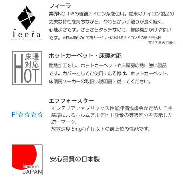 ラグ　カーペット　2畳　スミノエ　カーム　正円　200×200cm （ ラグマット 絨毯 じゅうたん ） 滑り止め