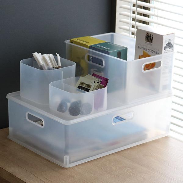 小物入れ 約 幅13×奥行13×高さ7cm ナチュラ インボックス ナノ S 浅型