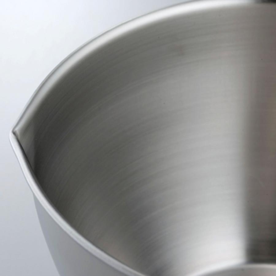 下村企販 ボウル 3点セット メモリ付き 注ぎ口付き ステンレス製 日本