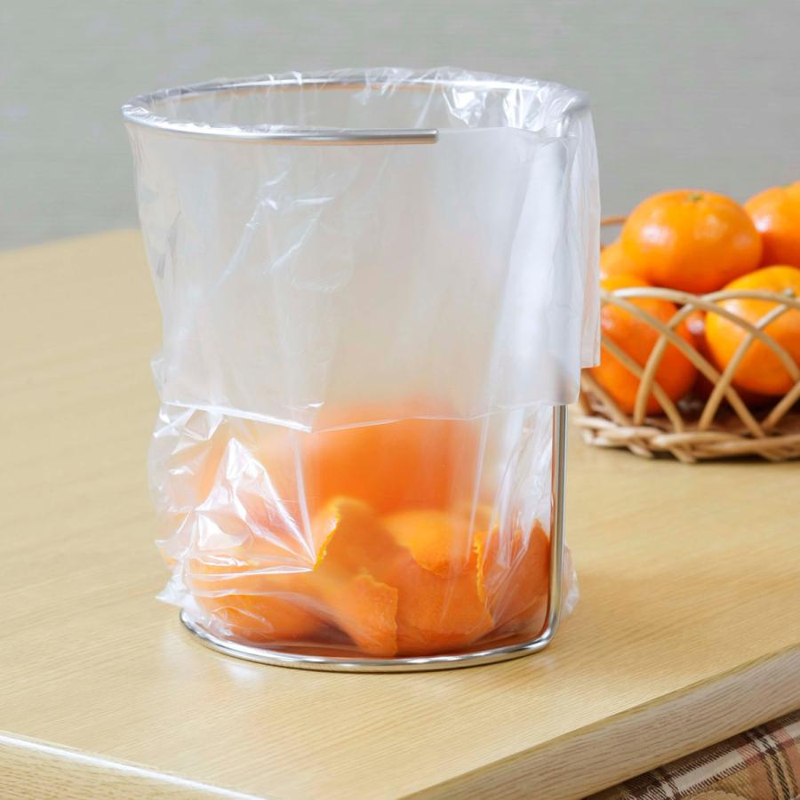 生ごみスタンド キッチンポリ袋用生ごみスタンド ( ステンレス 日本製 燕三条 三角コーナー ポリ袋ホルダー 生ゴミスタンド ) :279017:リビングート ヤフー店 通販 下村企販 ごみ箱 生ごみスタンド ポリ袋ホルダー 日本製 ステンレス 三角コーナー お手入れ簡単 シンプル 丸型 大 38125 燕三条