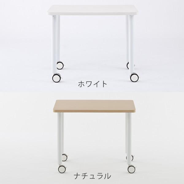 （法人限定） インナーテーブル　オフィスデスク　キャスター付　シンプルデザイン　幅80cm （ ワークデスク デスク テーブル 机 オフィス家具 )_1