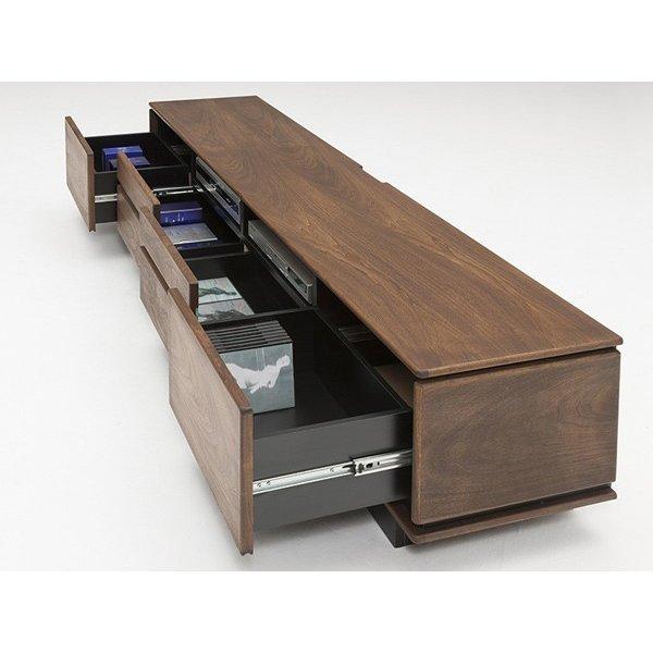✨美品✨ テレビ台 ローボード ウォールナット材 シンプルデザイン TALLO 幅160cm （ テレビボード TV台 TVボード TV テレビ ウォルナット 大型 大きめ 開梱設置 ） 【JSB2209521494】(78760円)