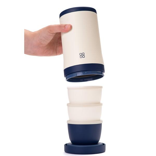 ランチジャー 保温 弁当箱 3段 ステンレス 570ml 箸付き （ お弁当箱