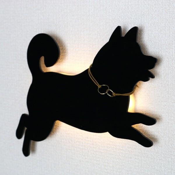 犬の間接照明 フットライト ウォールライト 柴犬 That's Light！ （ 間接照明