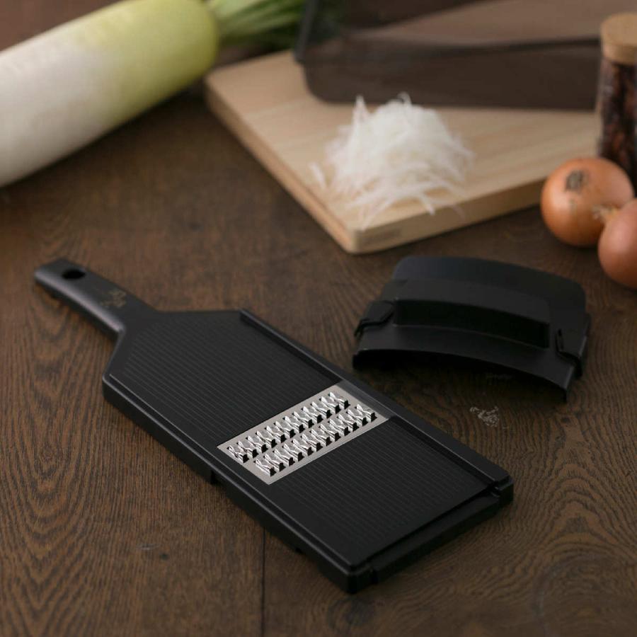 関孫六 千切り器 太 ワイド ガード付き 貝印 日本製 ワイド調理器