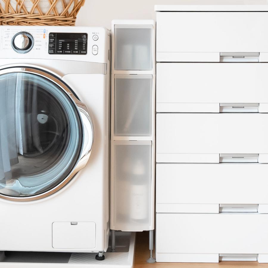 Like-it（ライクイット） キッチンストッカー 幅17cm 3段 アジャスター