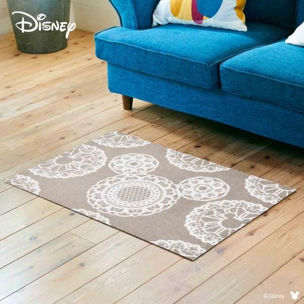 玄関マット 屋内 屋外兼用 ミッキー レース 60 90cm 玄関 マット ディズニー リビングート ヤフー店 通販 Yahoo ショッピング
