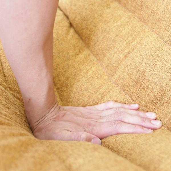 Harmonia ローソファ(座椅子)イエロー 2脚セット