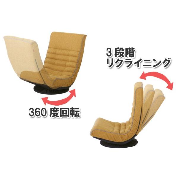 Harmonia ローソファ(座椅子)イエロー 2脚セット