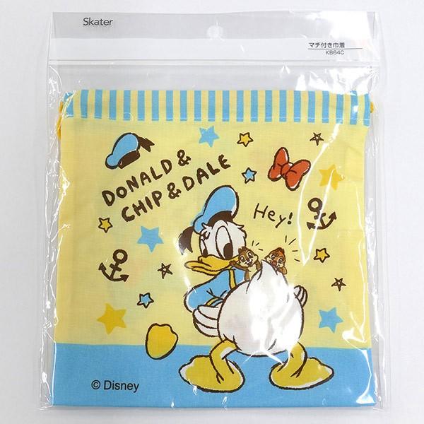 Disney（ディズニー） お弁当袋 マチ付きランチ巾着 ドナルド