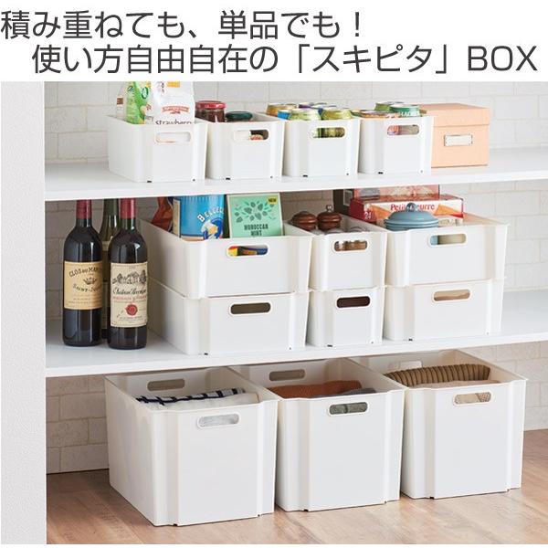 収納ボックス スキピタボックス L 幅26×奥行36×高さ22cm （ 収納ケース