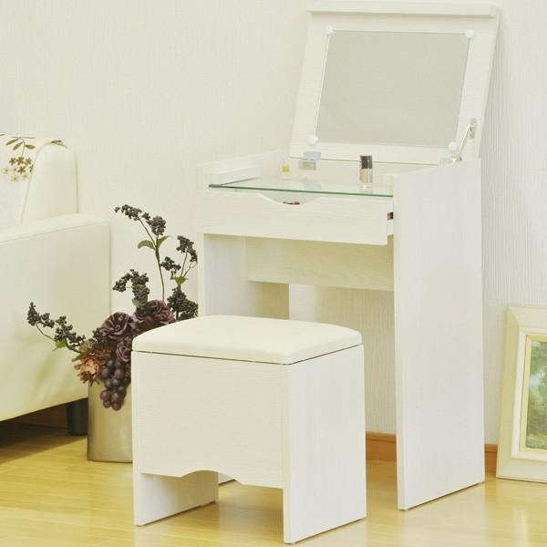 ドレッサー デスク スツール付 ナチュラル ( 化粧台 鏡台 ドレッサー デスク スツール付 ナチュラル ( 化粧台 鏡台